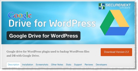 Google Drive For WordPress