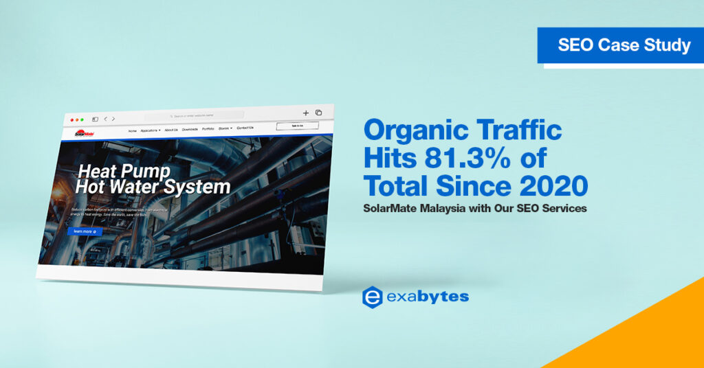 SolarMate Malaysia organic traffic with seo services