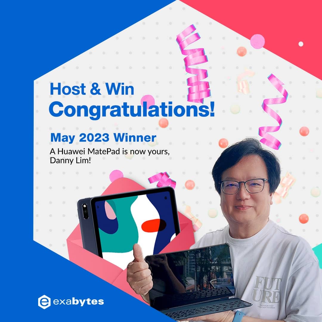 Host & Win May 2023 Winner: Danny Lim
